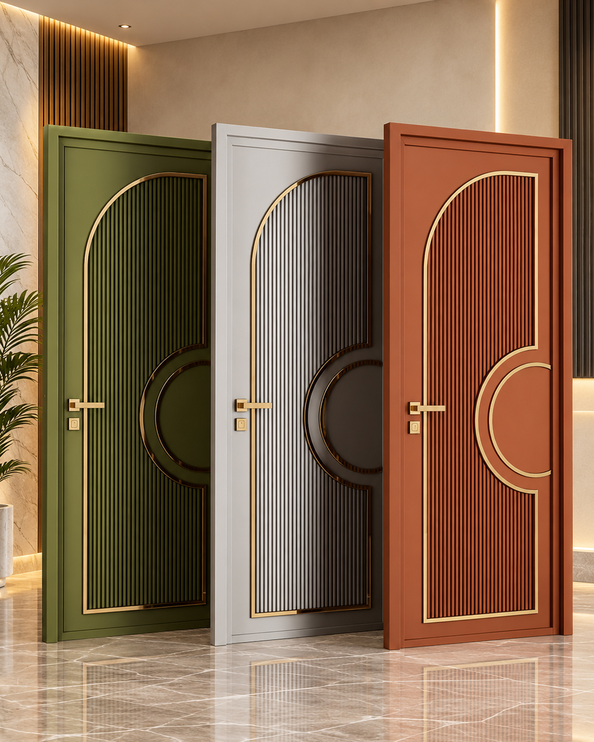 Entrance Door-tri-color